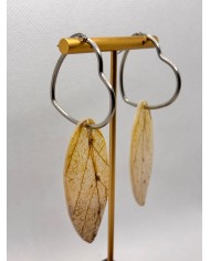 EDICIÓN LIMITADA pendientes artesanos de hoja natural