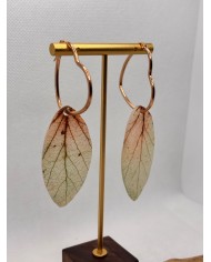 EDICIÓN LIMITADA pendientes artesanos de hoja natural
