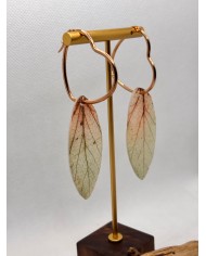 EDICIÓN LIMITADA pendientes artesanos de hoja natural