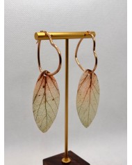 EDICIÓN LIMITADA pendientes artesanos de hoja natural