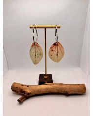 EDICIÓN LIMITADA pendientes artesanos de hoja natural