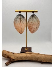 EDICIÓN LIMITADA pendientes artesanos de hoja natural