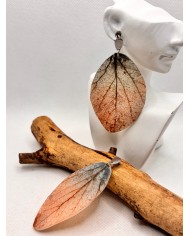 EDICIÓN LIMITADA pendientes artesanos de hoja natural