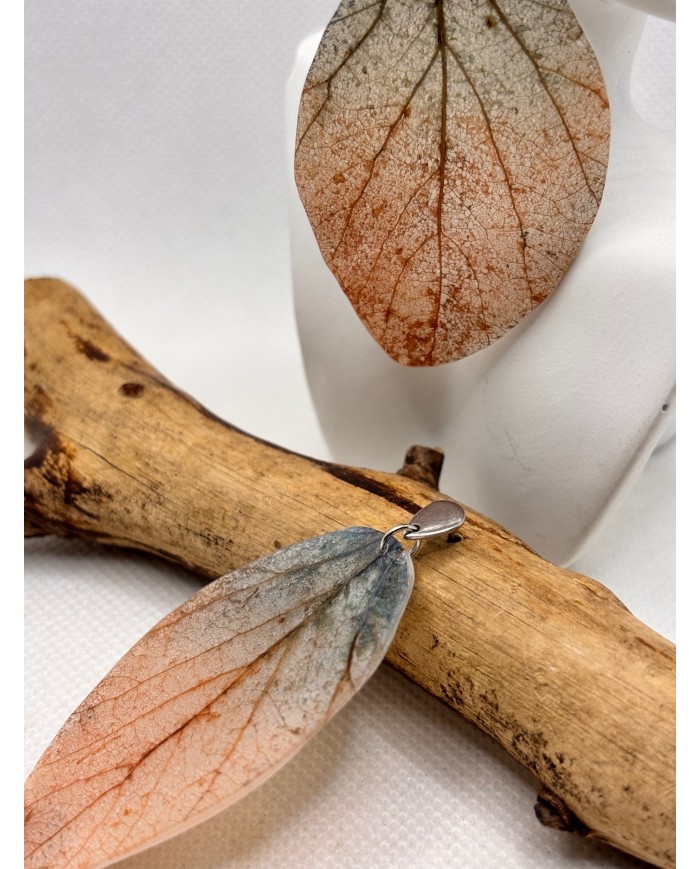EDICIÓN LIMITADA pendientes artesanos de hoja natural