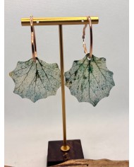 EDICIÓN LIMITADA pendientes artesanos de hoja natural