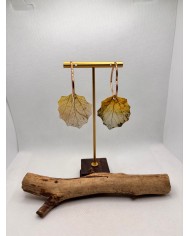 EDICIÓN LIMITADA pendientes artesanos de hoja natural