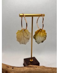 EDICIÓN LIMITADA pendientes artesanos de hoja natural