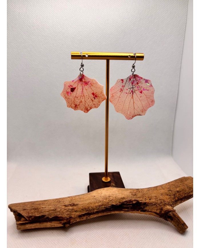 PENDIENTES ARTESANOS DE HOJA NATURAL ESQUELETIZAD1