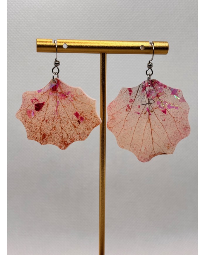 PENDIENTES ARTESANOS DE HOJA NATURAL ESQUELETIZAD1