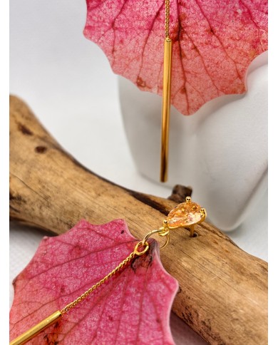 EDICIÓN LIMITADA pendientes artesanos de hoja de álamo