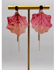 EDICIÓN LIMITADA pendientes artesanos de hoja natural