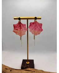 EDICIÓN LIMITADA pendientes artesanos de hoja natural