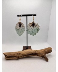 EDICIÓN LIMITADA pendientes artesanos de hoja natural
