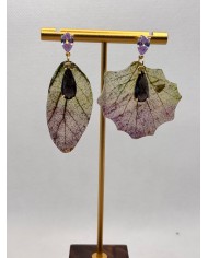 EDICIÓN LIMITADA pendientes artesanos de hoja natural