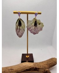 EDICIÓN LIMITADA pendientes artesanos de hoja natural