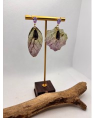 EDICIÓN LIMITADA pendientes artesanos de hoja natural