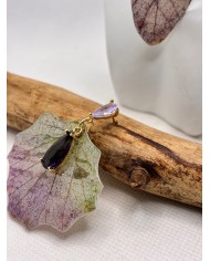 EDICIÓN LIMITADA pendientes artesanos de hoja natural