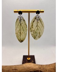 EDICIÓN LIMITADA pendientes artesanos de hoja natural