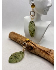 EDICIÓN LIMITADA pendientes artesanos de hoja natural