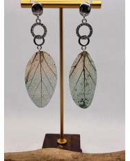 EDICIÓN LIMITADA pendientes artesanos de hoja natural