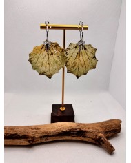 EDICIÓN LIMITADA pendientes artesanos de hoja natural