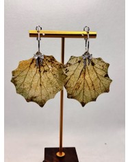 EDICIÓN LIMITADA pendientes artesanos de hoja natural