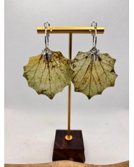 EDICIÓN LIMITADA pendientes artesanos de hoja natural