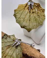 EDICIÓN LIMITADA pendientes artesanos de hoja natural