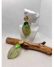 EDICIÓN LIMITADA pendientes artesanos de hoja natural