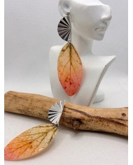 EDICIÓN LIMITADA pendientes artesanos de hoja natural