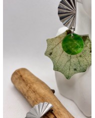 EDICIÓN LIMITADA pendientes artesanos de hoja natural