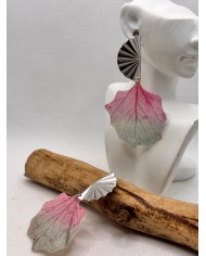 EDICIÓN LIMITADA pendientes artesanos de hoja natural