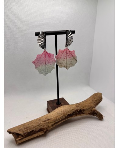 EDICIÓN LIMITADA pendientes artesanos de hoja natural