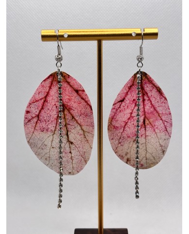 EDICIÓN LIMITADA pendientes artesanos de hoja natural