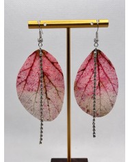 EDICIÓN LIMITADA pendientes artesanos de hoja natural