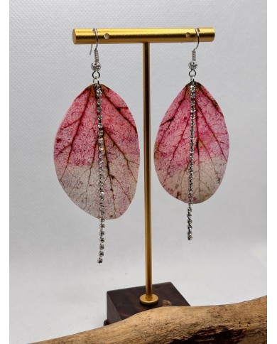 EDICIÓN LIMITADA pendientes artesanos de hoja natural