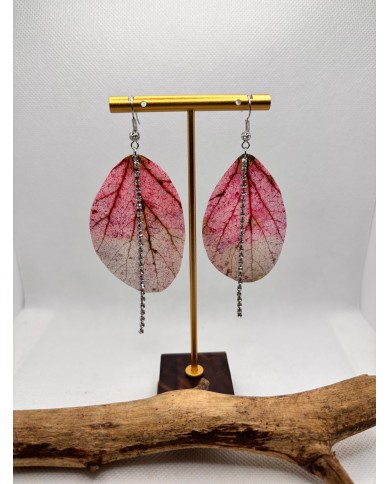 EDICIÓN LIMITADA pendientes artesanos de hoja natural
