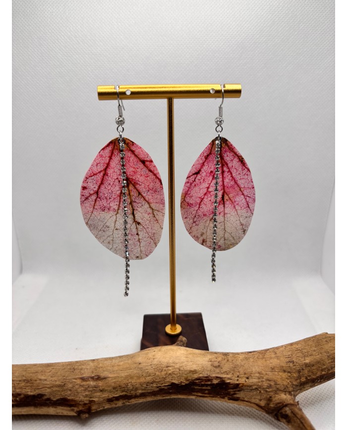 EDICIÓN LIMITADA pendientes artesanos de hoja natural