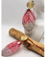 EDICIÓN LIMITADA pendientes artesanos de hoja natural