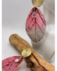 EDICIÓN LIMITADA pendientes artesanos de hoja natural