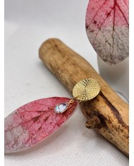 EDICIÓN LIMITADA pendientes artesanos de hoja natural