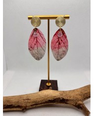 EDICIÓN LIMITADA pendientes artesanos de hoja natural