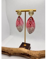 EDICIÓN LIMITADA pendientes artesanos de hoja natural