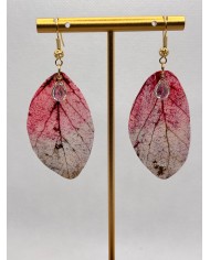 EDICIÓN LIMITADA pendientes artesanos de hoja natural