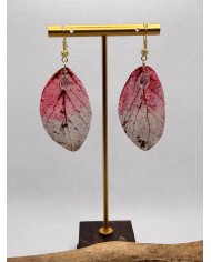 EDICIÓN LIMITADA pendientes artesanos de hoja natural