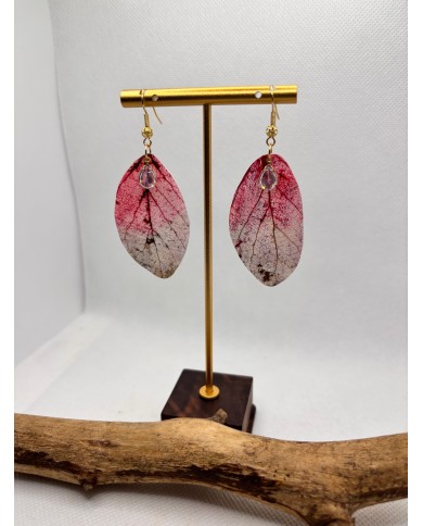 EDICIÓN LIMITADA pendientes artesanos de hoja natural