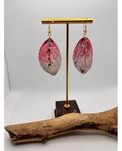 EDICIÓN LIMITADA pendientes artesanos de hoja natural