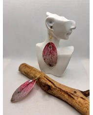 EDICIÓN LIMITADA pendientes artesanos de hoja natural