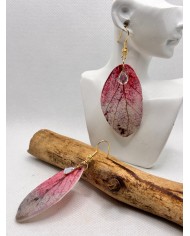 EDICIÓN LIMITADA pendientes artesanos de hoja natural