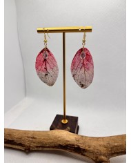 EDICIÓN LIMITADA pendientes artesanos de hoja natural